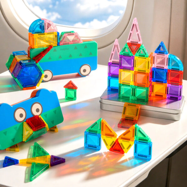 MINI MAGNETINIS KONSTRUKTORIUS METALINĖJE DĖŽUTĖJE – geometrija