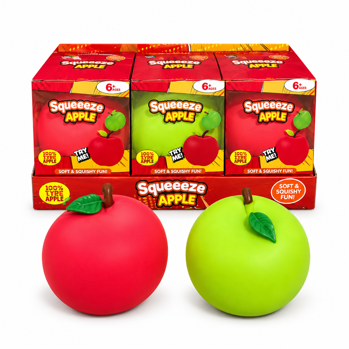 Antistresinis žaislas  – minkomas squishy OBUOLYS