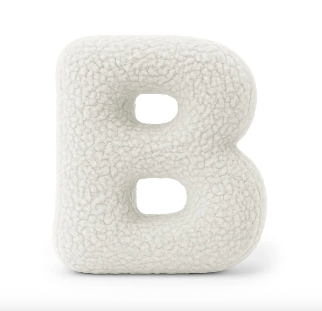Pagalvė Abėcėlės Raidė Balta | Bearly