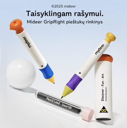 Mokomasis automatinio pieštukas – maxi rinkinys mėlyna