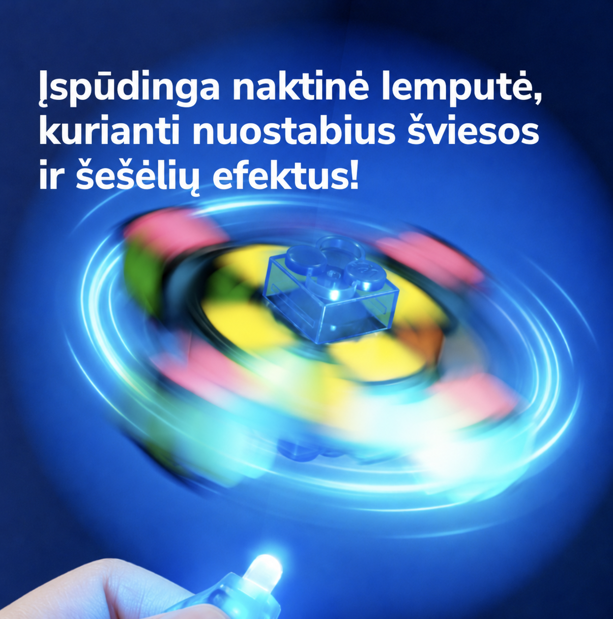 Mideer magnetinis šviečiantis suktukas