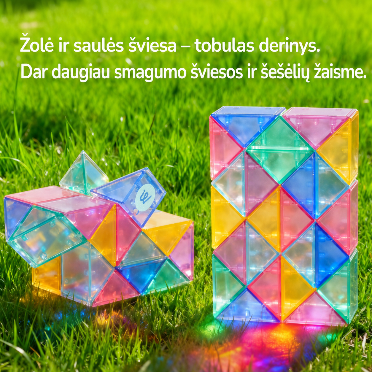 Mideer transformuojama magnetinė gyvatėlė