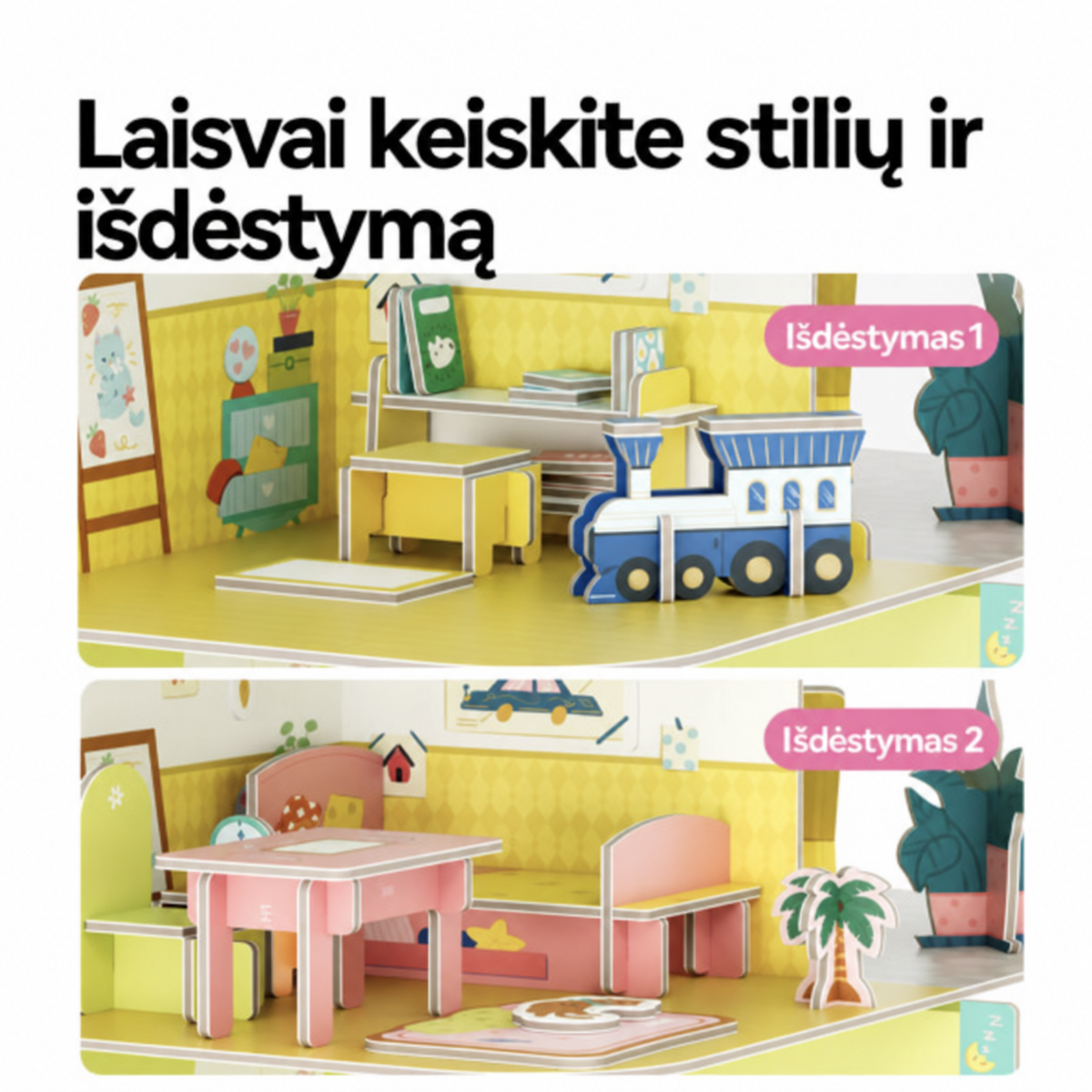 3D DĖLIONĖ / DIY LĖLIŲ NAMAS