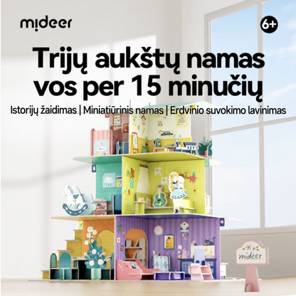 3D DĖLIONĖ / DIY LĖLIŲ NAMAS