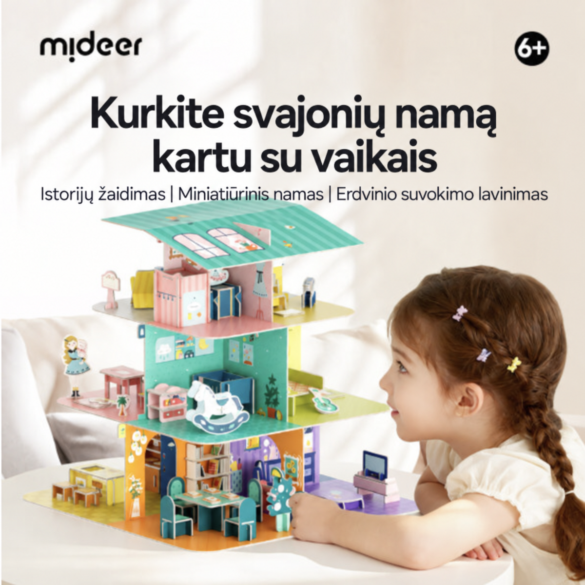 3D DĖLIONĖ / DIY LĖLIŲ NAMAS