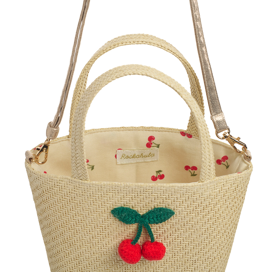 Rockahula Kids vaikiška pintinė rankinė „Crochet Cherry“