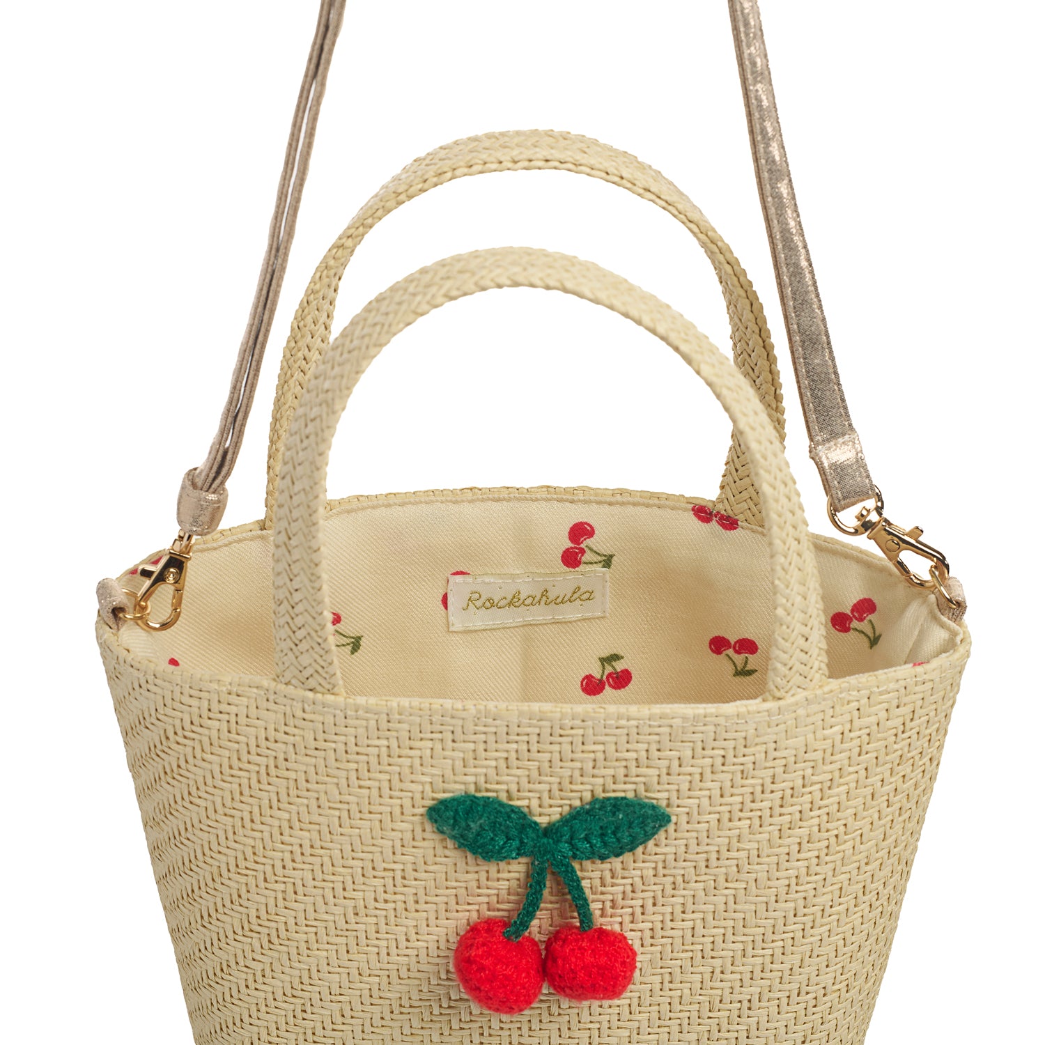 Rockahula Kids vaikiška pintinė rankinė „Crochet Cherry“