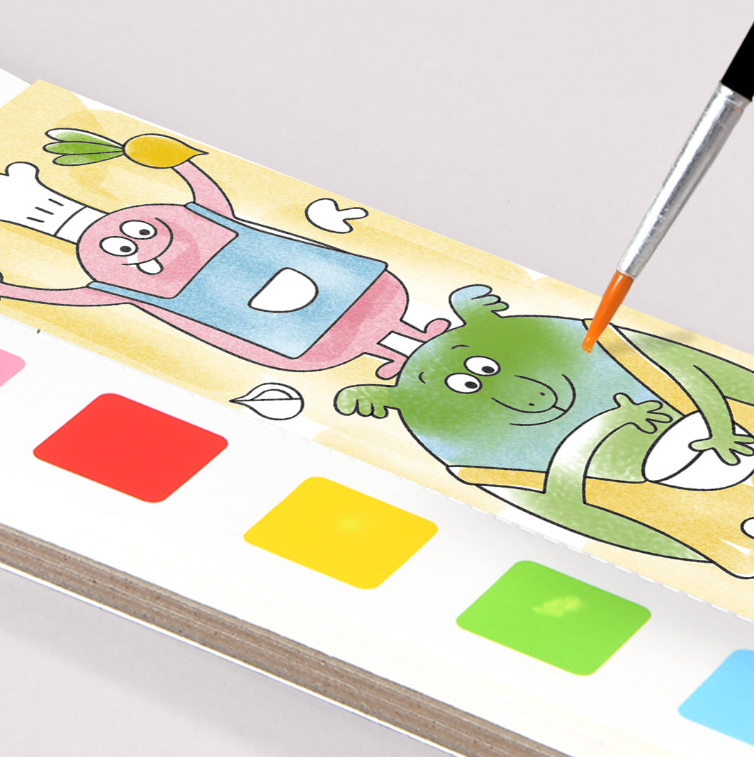 Spalvinimo akvarele knygelė Nuostabios atostogos