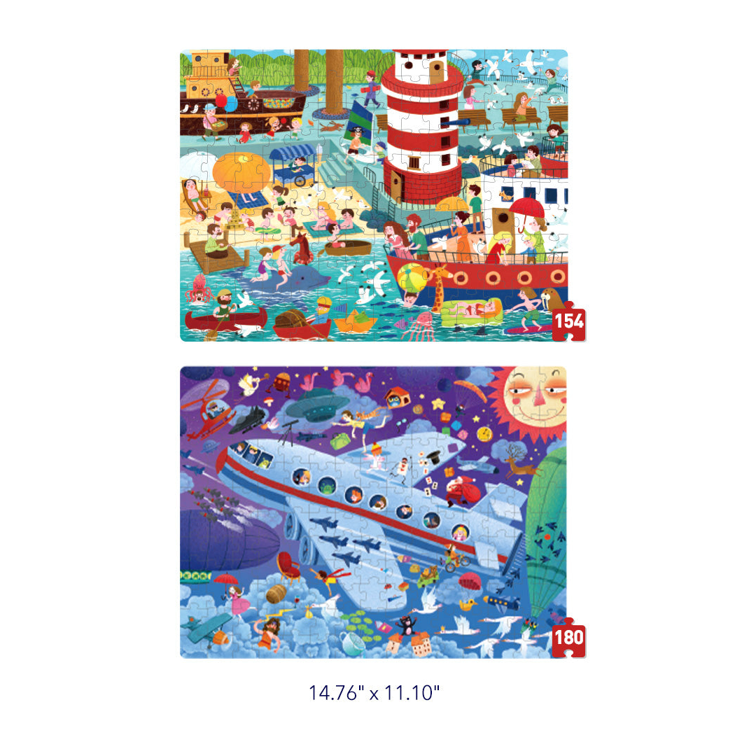 Level Up dėlionių rinkinys – 6 lygis Atostogos