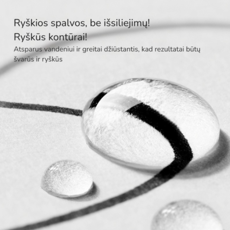 Aliejinis dviejų galų permanentinis žymeklis – 3vnt.