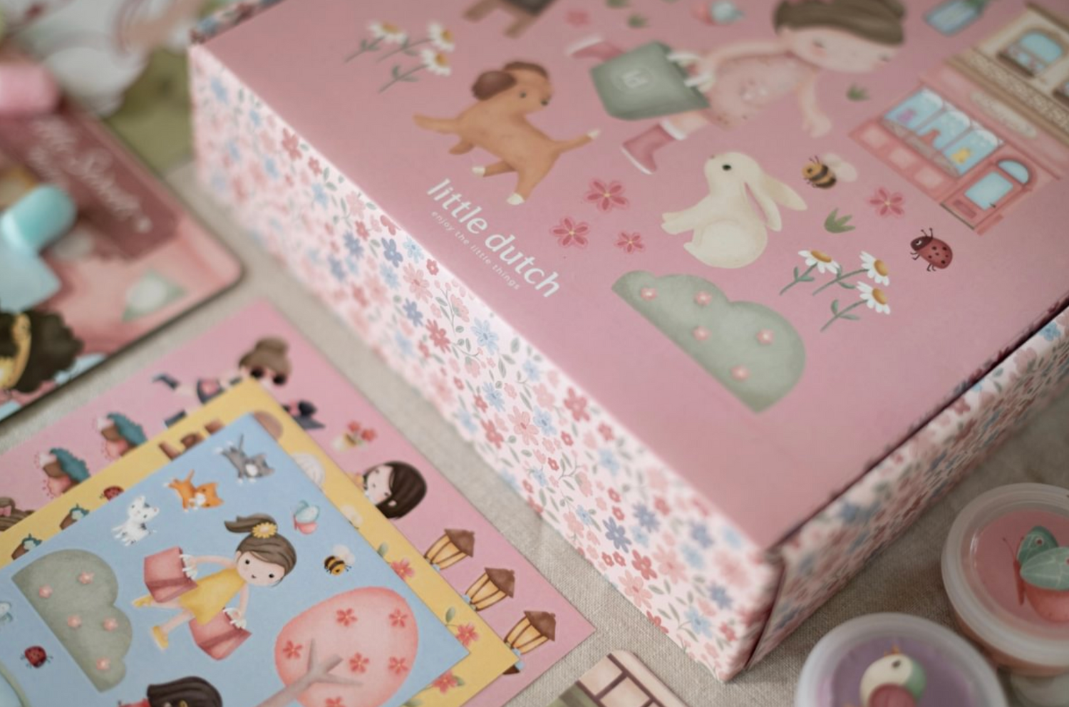 Little Dutch kūrybinis rinkinys XL Rosa &amp; Friends