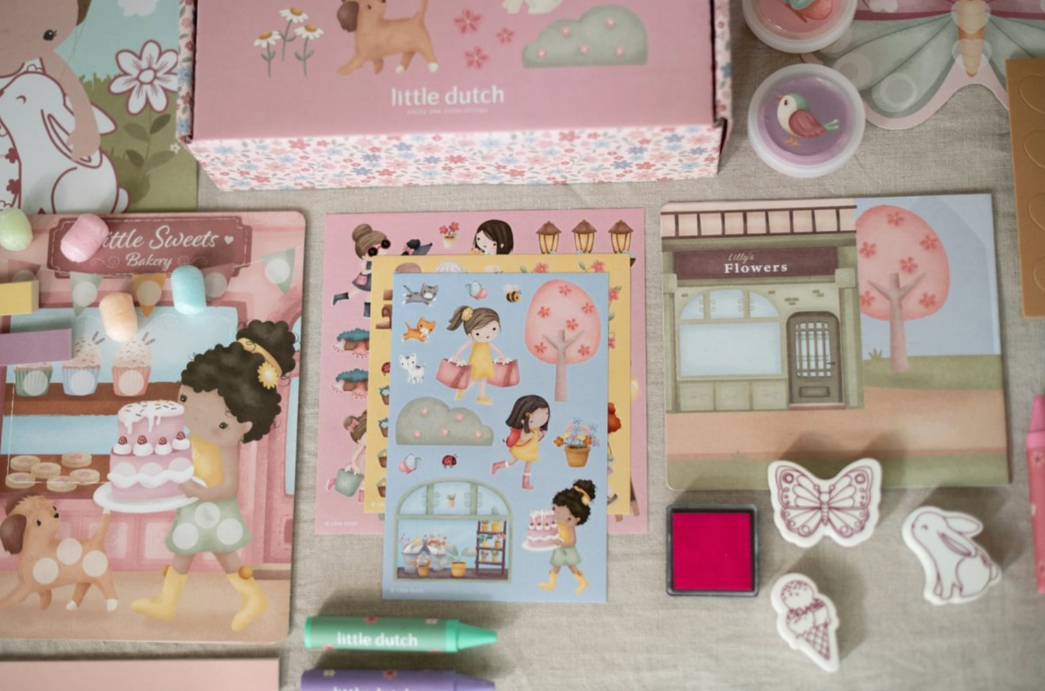 Little Dutch kūrybinis rinkinys XL Rosa &amp; Friends