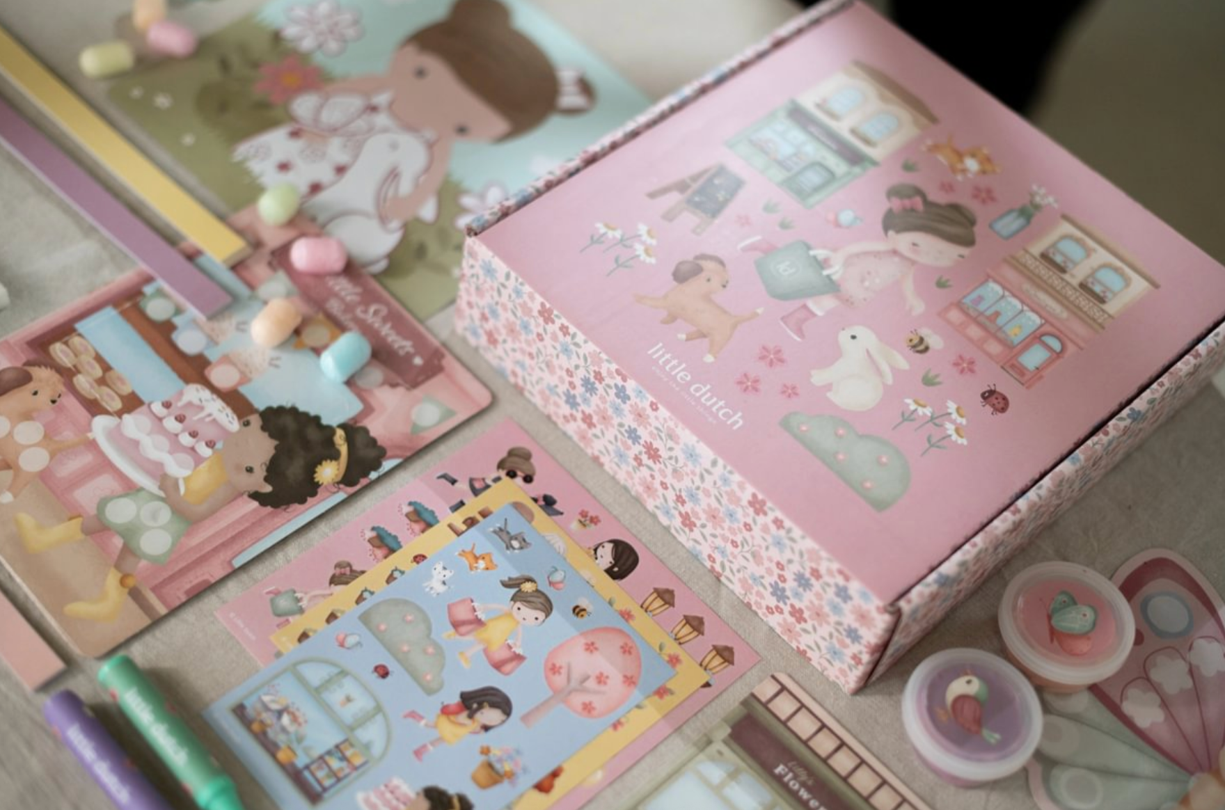 Little Dutch kūrybinis rinkinys XL Rosa &amp; Friends