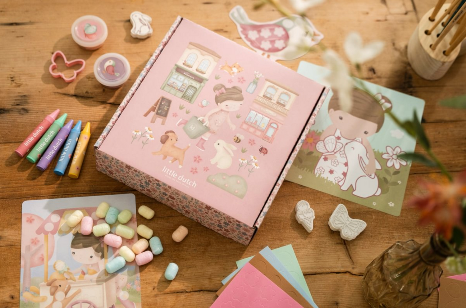 Little Dutch kūrybinis rinkinys XL Rosa &amp; Friends