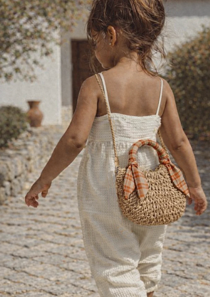 Mrs Ertha vaikiška pinta rankinė „Neutral Dots“