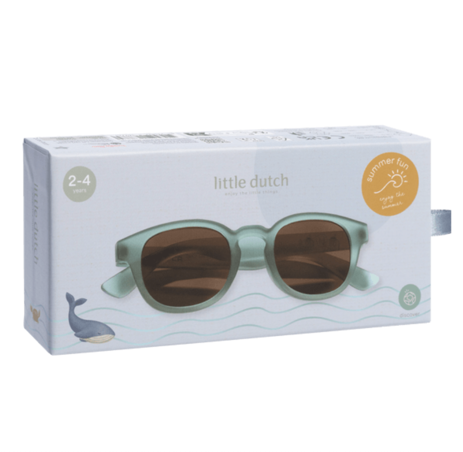 Little Dutch vaikiški akiniai nuo saulės „Ocean Green“ | 2–5 m.