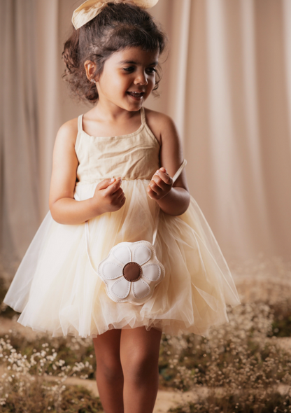 Mini rankinė-piniginė vaikams gėlė