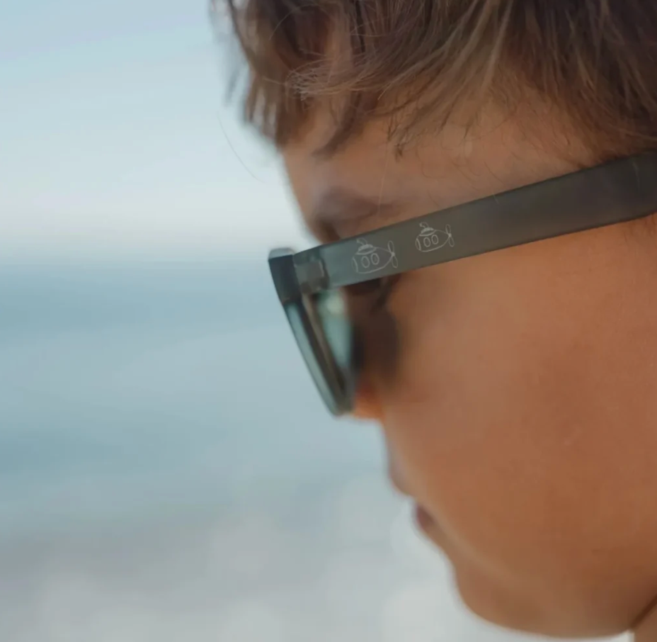 Little Dutch vaikiški akiniai nuo saulės „Ocean Green“ | 2–5 m.