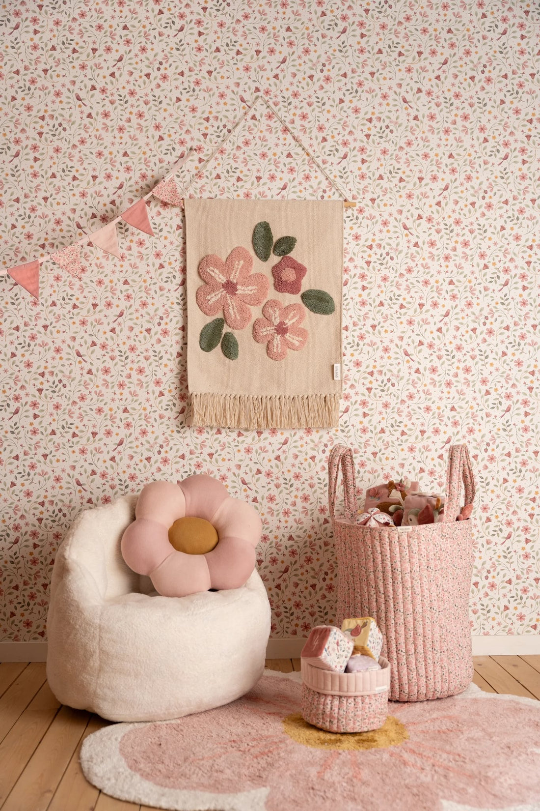 Little Dutch girlianda su vėliavėlėmis Fairy Floral