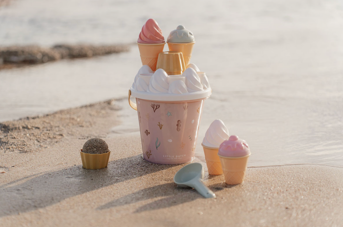 Little Dutch paplūdimio rinkinys ledams Ocean Dreams Pink