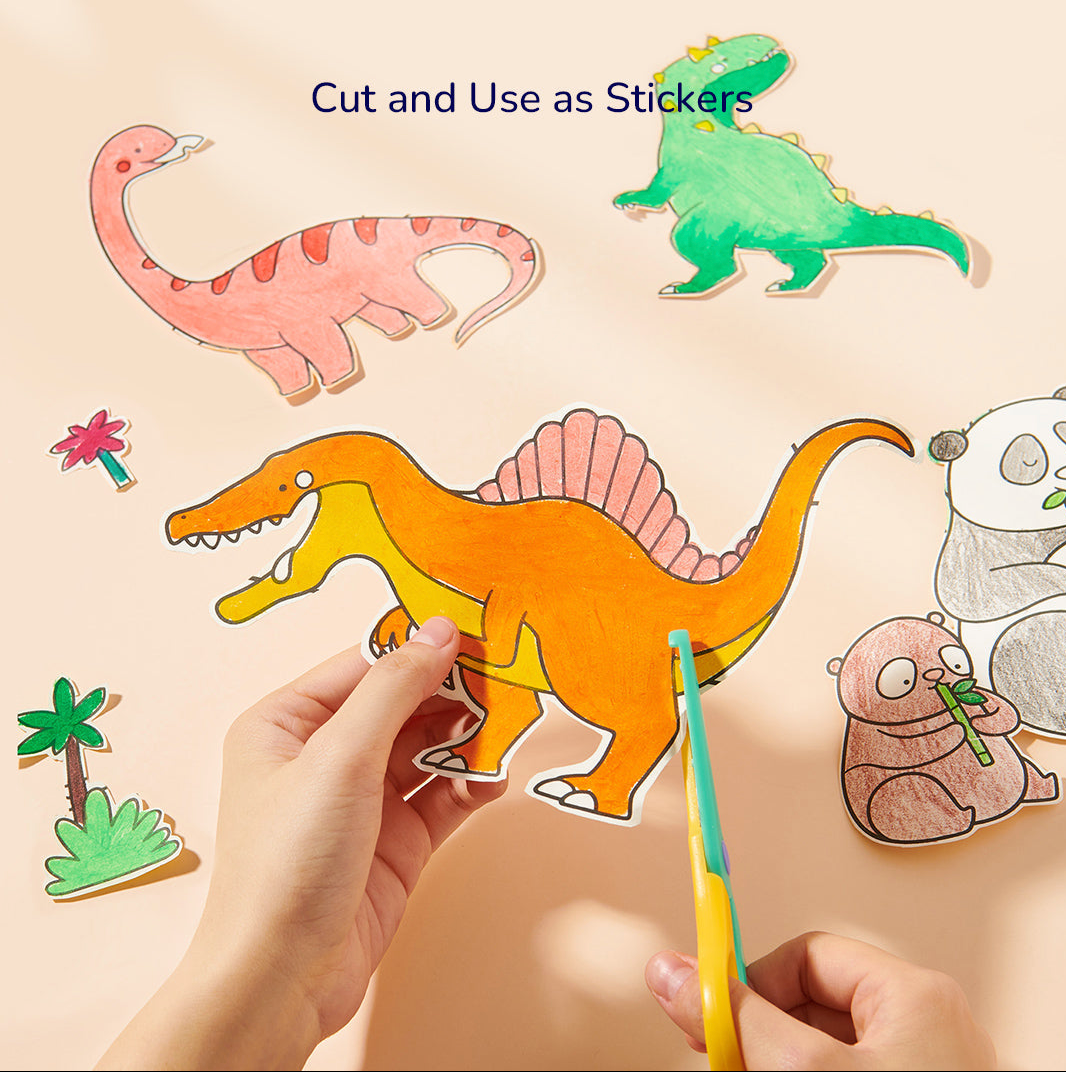 Lipnus spalvinimo rulonas Magiškasis zoologijos sodas