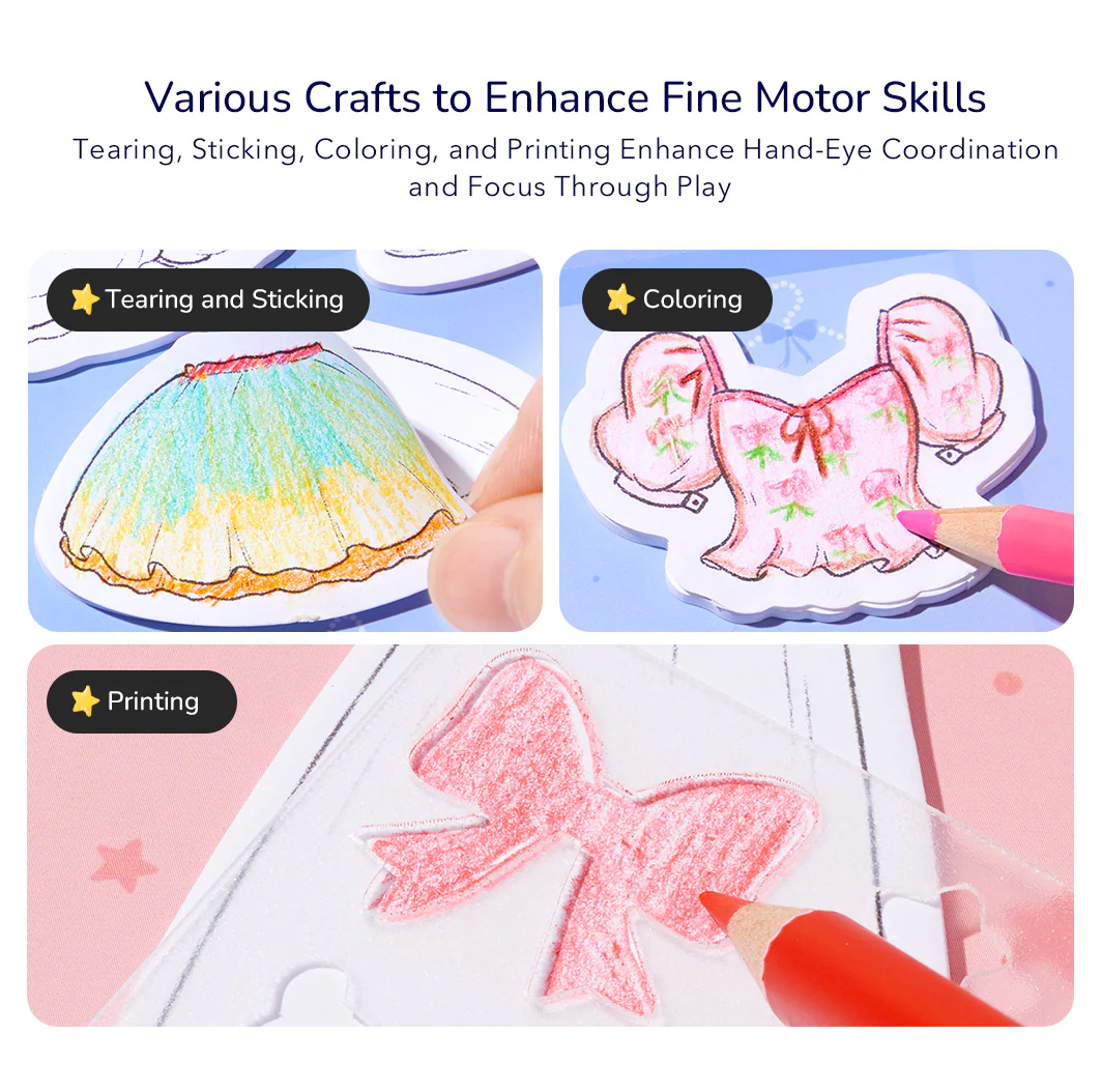 Kūrybinis drabužių dizaino rinkinys – Spindintis Vakaras