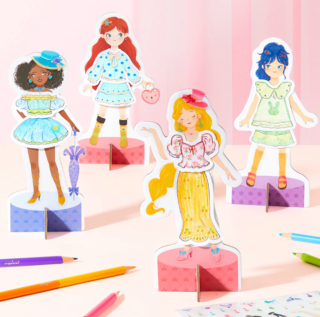 Kūrybinis drabužių dizaino rinkinys – Spindintis Vakaras