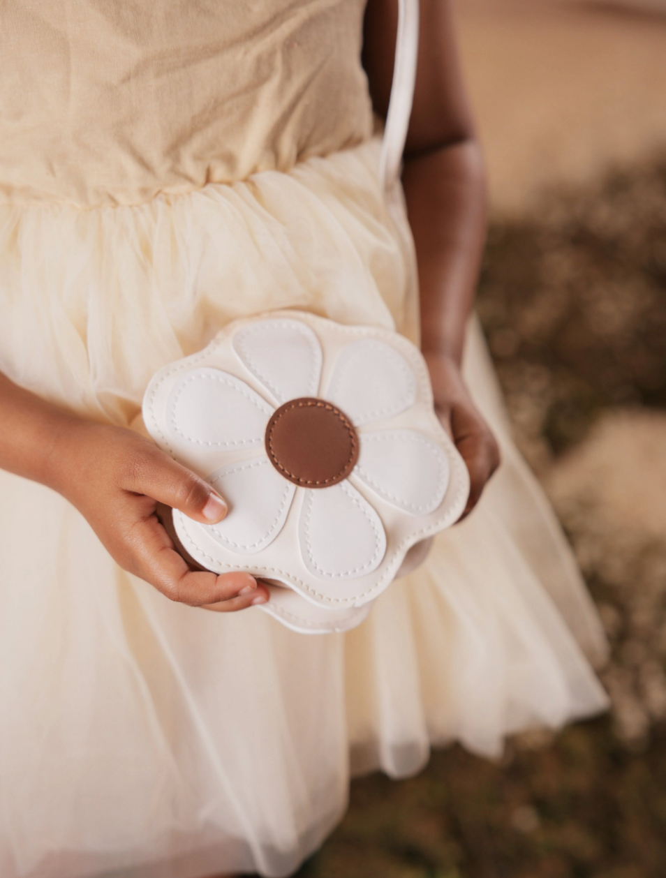 Mini rankinė-piniginė vaikams gėlė