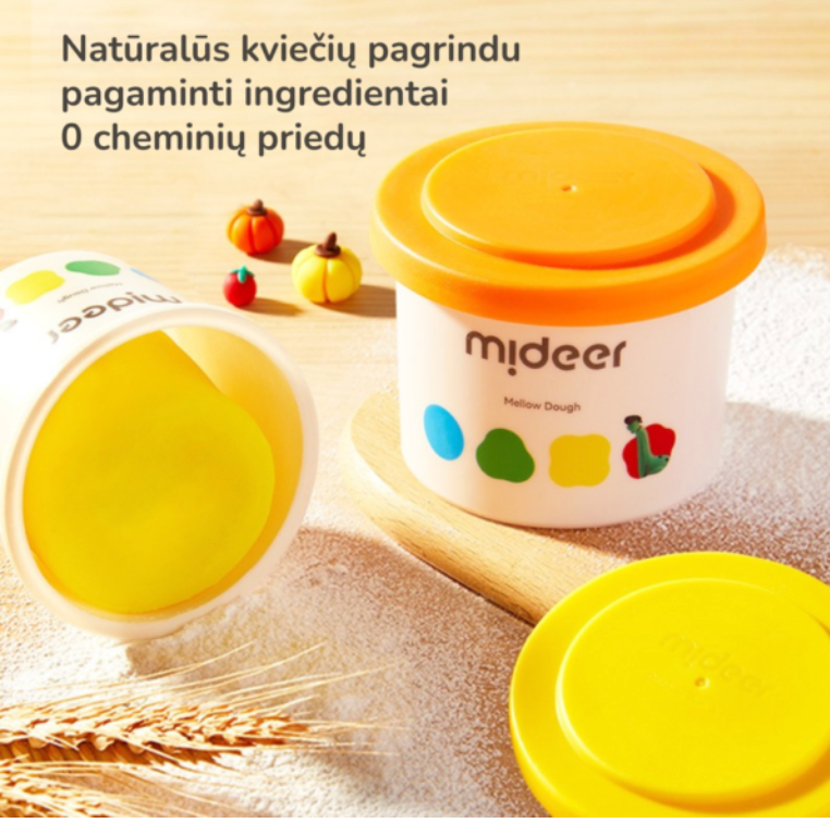Minkšta lipdymo masė – 6 spalvos