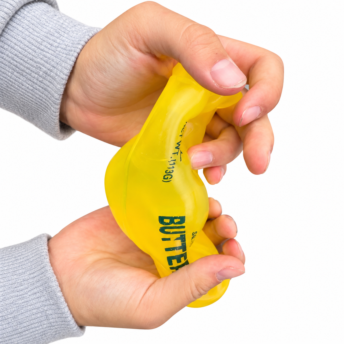 Salted Butter žaislo formavimas rankomis