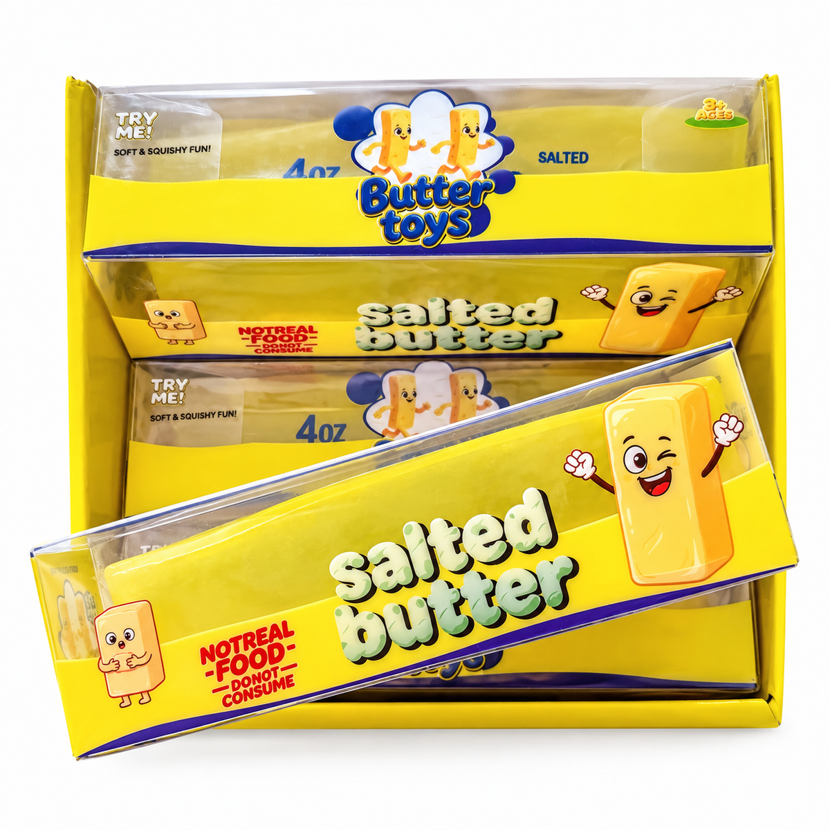 Salted Butter pakuotės atviroje dėžėje