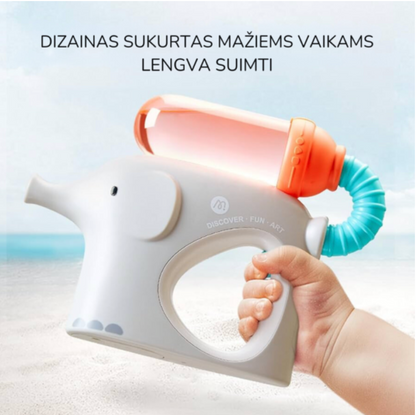 Mideer vandens žaislas dramblys mėlynas
