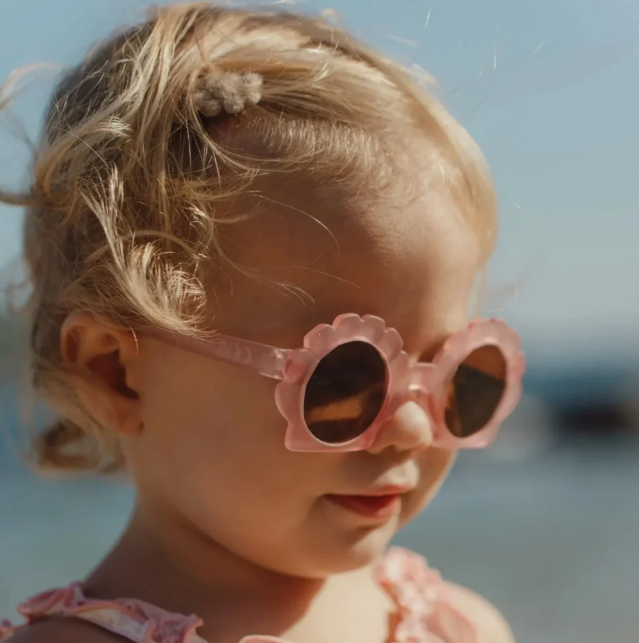 Little Dutch vaikiški akiniai nuo saulės „Shell Mermaid Pink“ | 2–5 m.