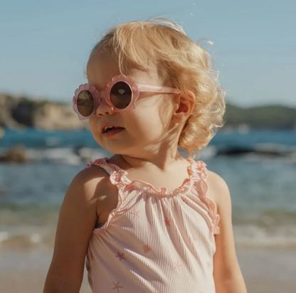 Little Dutch vaikiški akiniai nuo saulės „Shell Mermaid Pink“ | 2–5 m.