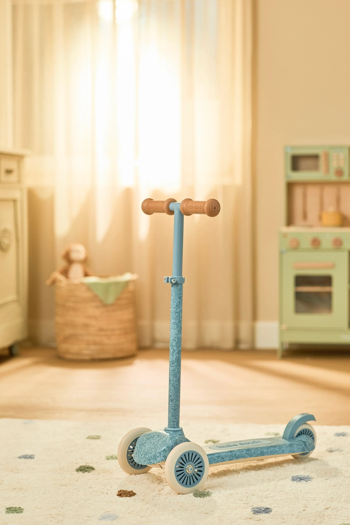 Little Dutch triratis paspirtukas Safari Dreams Blue