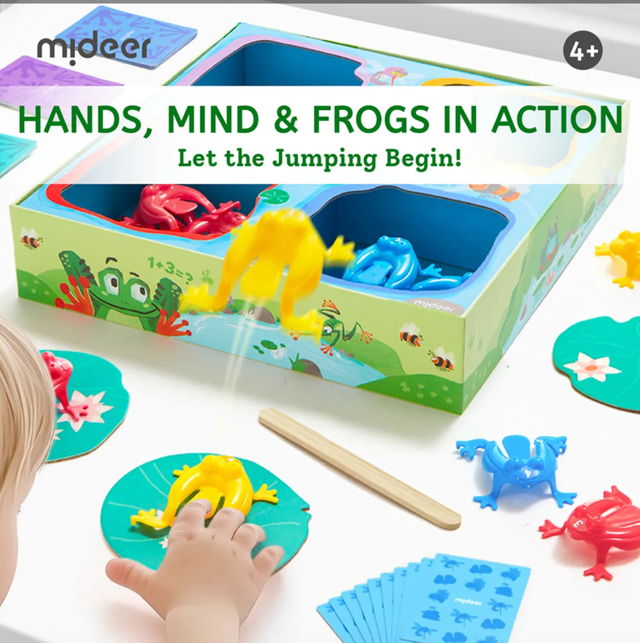 Interaktyvus stalo žaidimas – Varlės šoklės