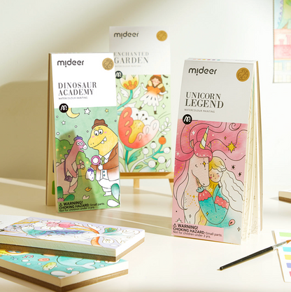 Spalvinimo akvarele knygelė Vienaragio legenda