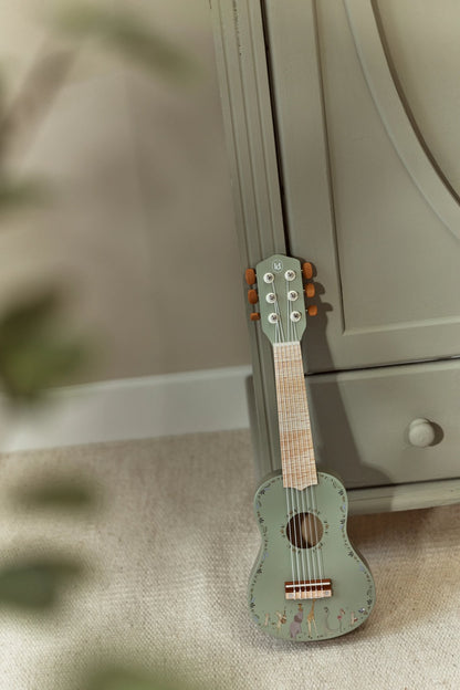 Little Dutch medinė gitara „Safari Friends Green“ FSC