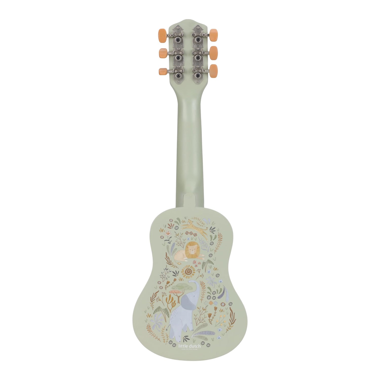 Little Dutch medinė gitara „Safari Friends Green“ FSC