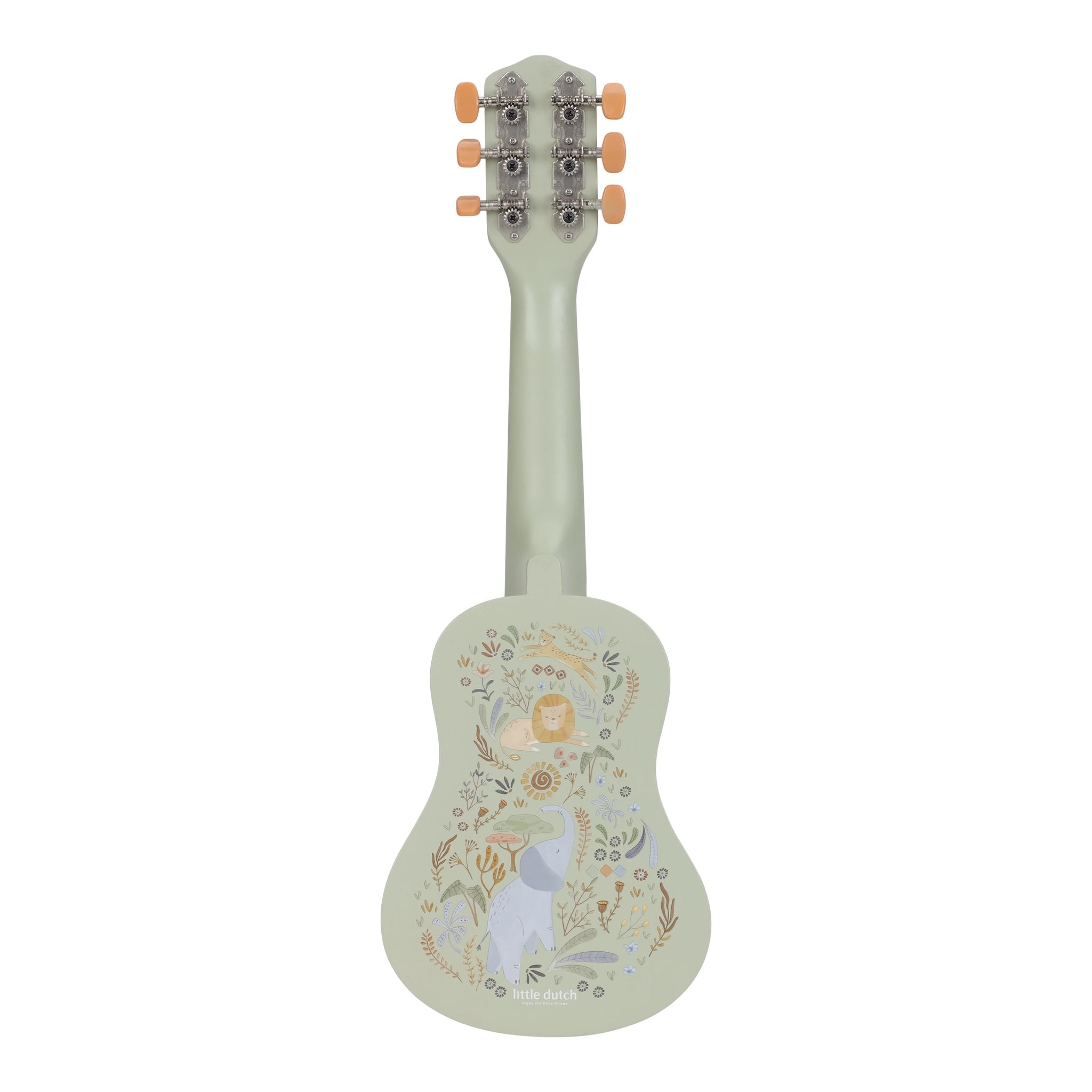 Little Dutch medinė gitara „Safari Friends Green“ FSC