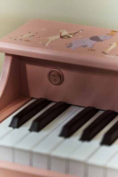 Little Dutch medinis pianinas „Safari Friends Pink“