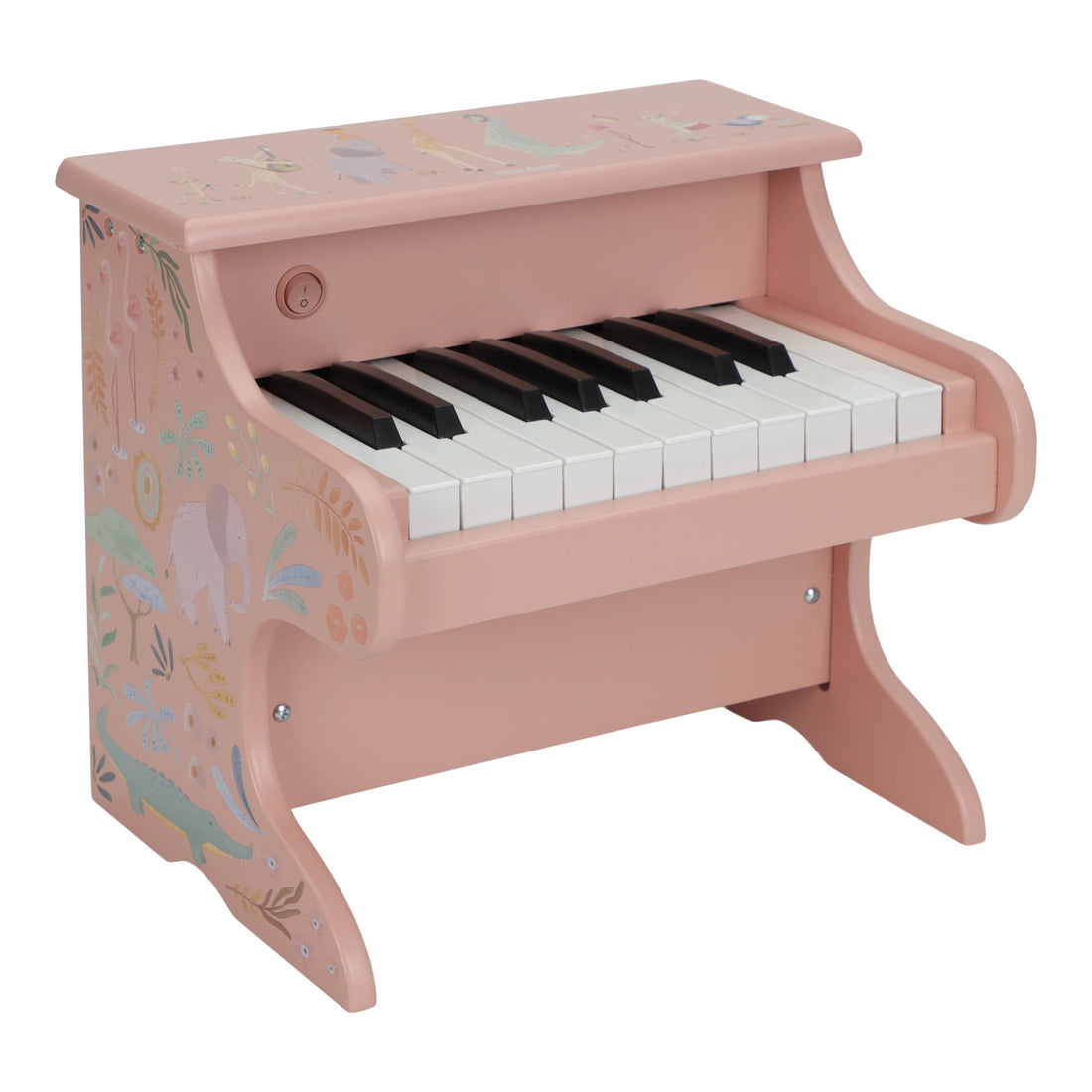 Little Dutch medinis pianinas „Safari Friends Pink“