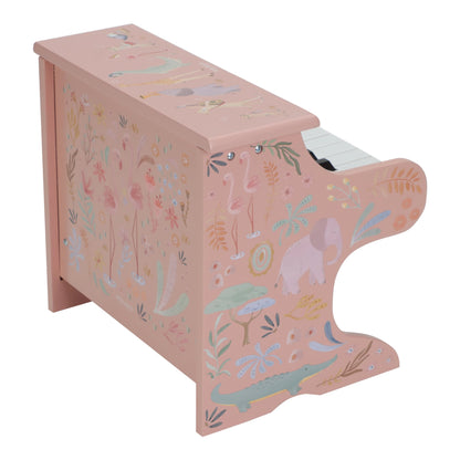 Little Dutch medinis pianinas „Safari Friends Pink“